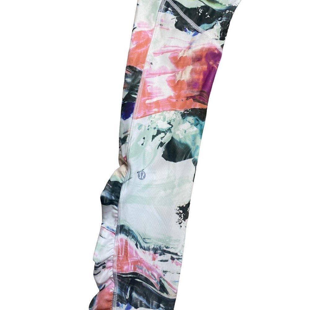 𝅺Lululemon Speed Tight III Luxtreme Leggings Multi Plum Size 4 - Picture 6 of 7